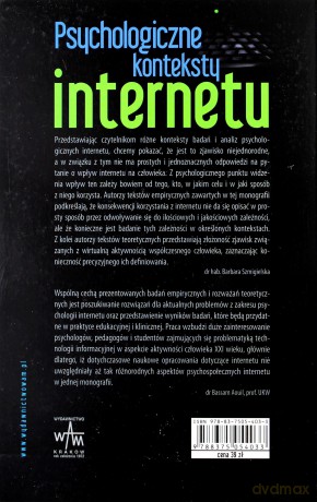 Psychologiczne Konteksty Internetu [KSIĄŻKA]
