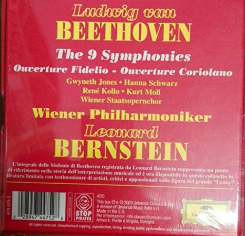 Bernstein: Le 9 Sinfonie [CD]