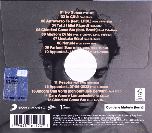 Marco Mengoni: Materia (Pelle) Con Materia (Terra) [2CD]