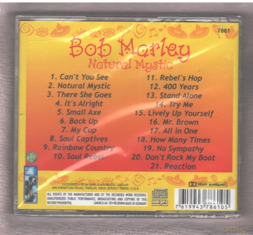 Bob Marley: Natural Mystic [CD]