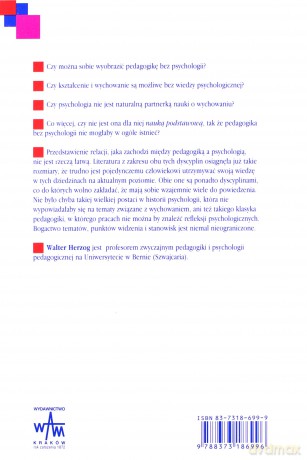 Pedagogika A Psychologia. Zarys wzajemnych relacji [KSIĄŻKA]