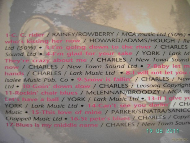 I'M Going Down To The River: Ray Charles [CD]