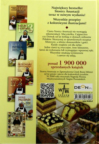 103 Ciasta Siostry Anastazji - s. Anastazja Pustelnik FDC [KSIĄŻKA]