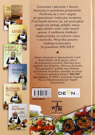 173 Specjały Siostry Anastazji - s. Anastazja Pustelnik FDC [KSIĄŻKA]