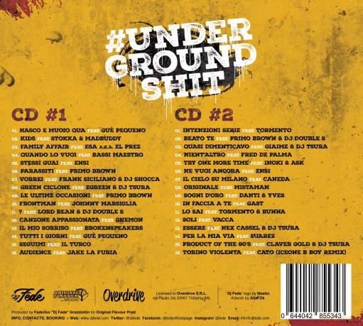 Dj Fede Feat Italian Rap Scene: Underground Shit Collection [2CD]