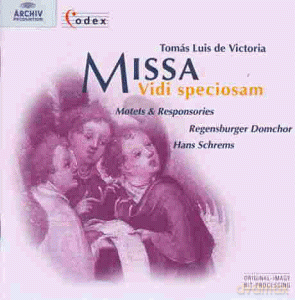 Regensburger Cathedral Choir: Victoria: Missa Vidi Speciosam [CD]