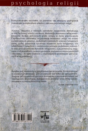 Podstawowe Zagadnienia Psychologii Religii [KSIĄŻKA]