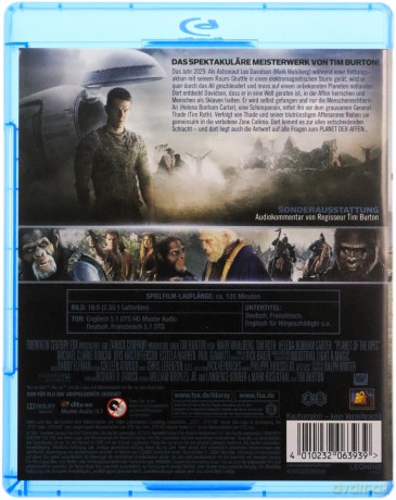 Planet of the Apes (Planeta małp ) [Blu-Ray]
