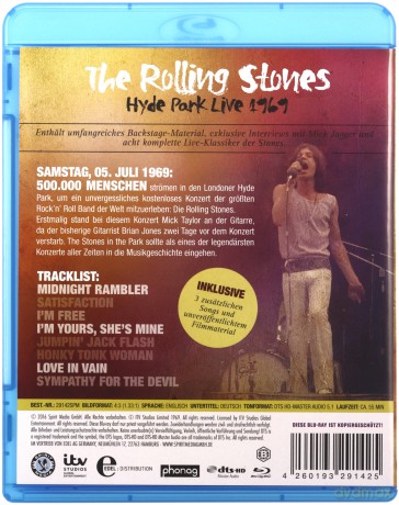 The Stones in the Park [Blu-Ray]