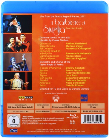 Rossini: Der Barbier von Sevilla / Parma [Blu-Ray]