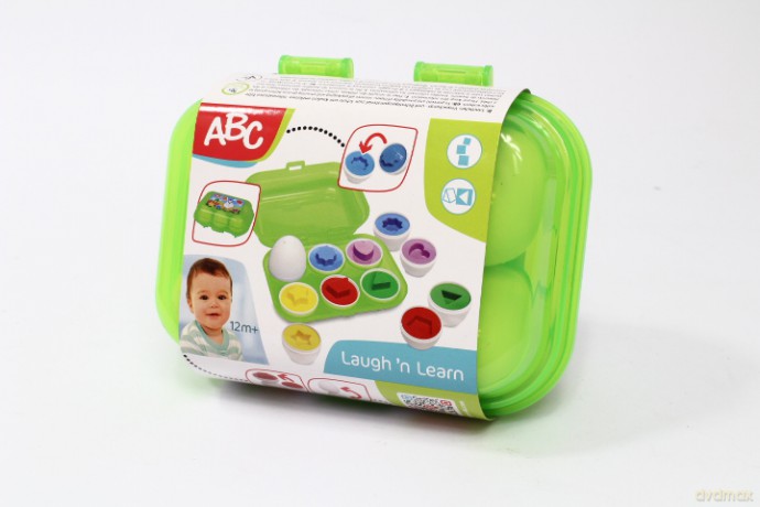 ABC jajka w pojemniku - dopasuj kształty 401-0179