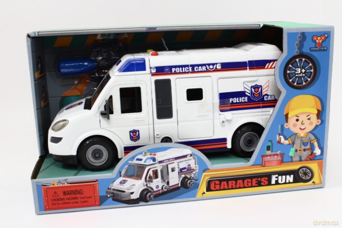 Auto policja rozkręcana YW8088A 09998