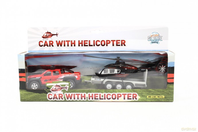 Auto terenowe z helikopterem 35 cm 520249