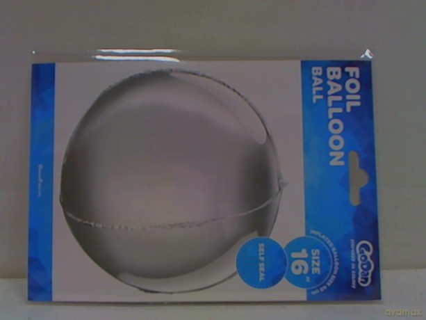 Balon foliowy 16" Kula srebrna BK-HSR
