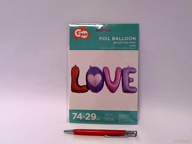 Balon foliowy litery LOVE 74 cm BF-LTLV 42914