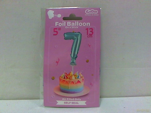 Balon foliowy n/pat Cyfra7 błękitna BC-5BL7 13846