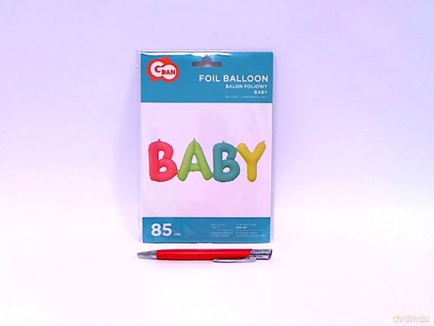 Balon foliowy napis BABY 85x29 cm BN-ABAB 28871