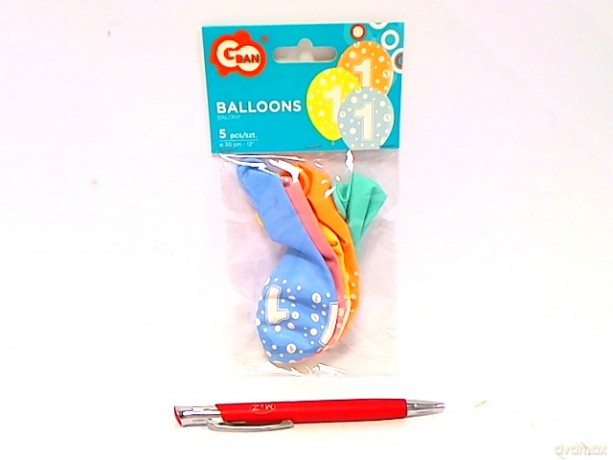 Balony 12" z cyframi 1 A5 GZ-CYF1 41832
