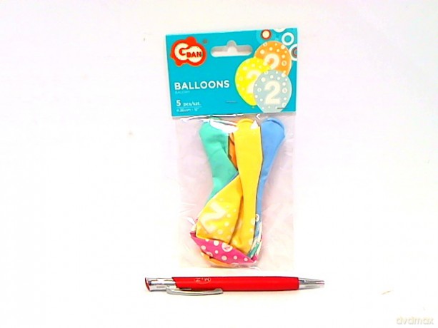 Balony 12" z cyframi 2 A5 GZ-CYF2 41856