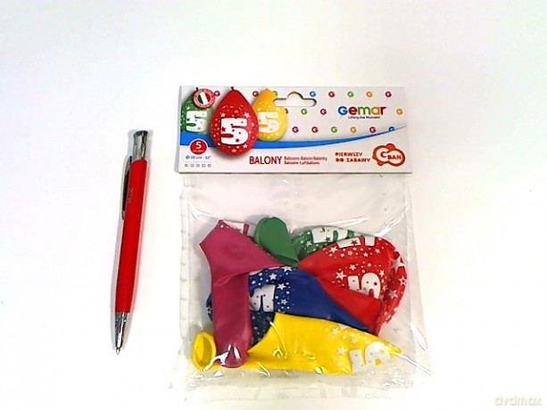 Balony 12" z nadr "5"pastel wisz.A5 GS110/5W 18531