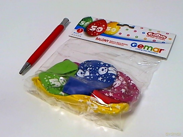 Balony 12" z nadr."50"pastelmix wisz./5 GS110/50W.
