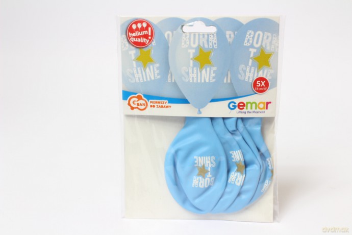 Balony 13" Prem.Hel BornTShineA5 GS120/1002B 41454
