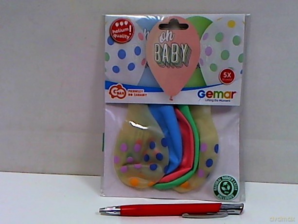 Balony 13" Prem.Hel Oh Baby A5 GS120/OBY 41478