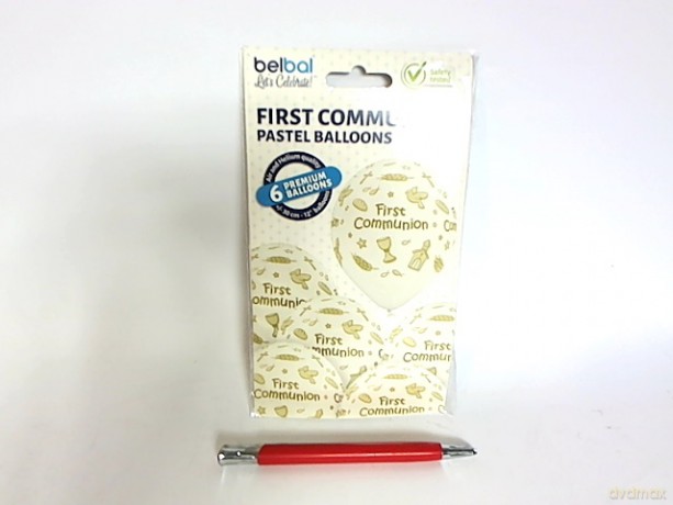 Balony D11 FirstCommunion1C5S A6 BRN 5000252 03253