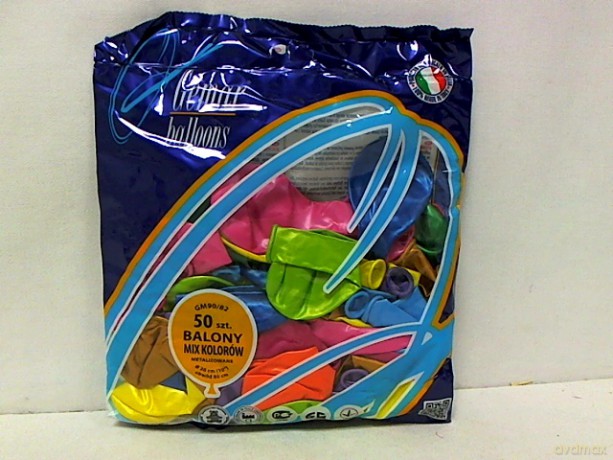 Balony GM90 metal 10"mixkolor A50 GM90/82/50 98204