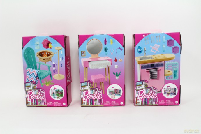 Barbie mebelki wyposażenie domu HJV32