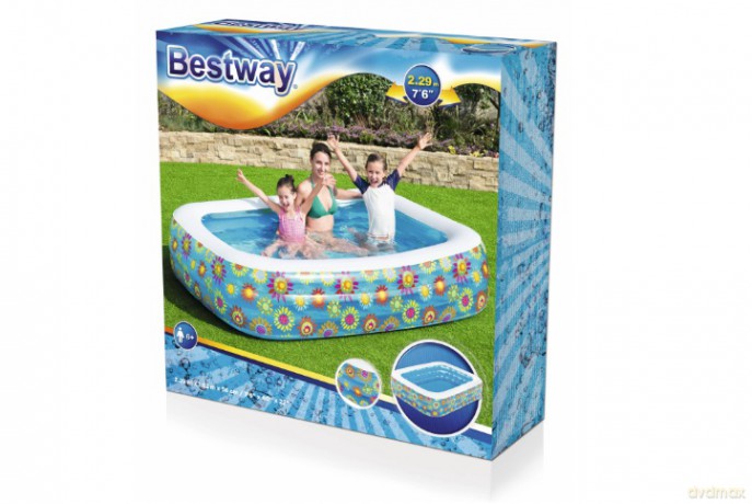 Basen dmuchany kwiatki 229x152x56 B54120 68101
