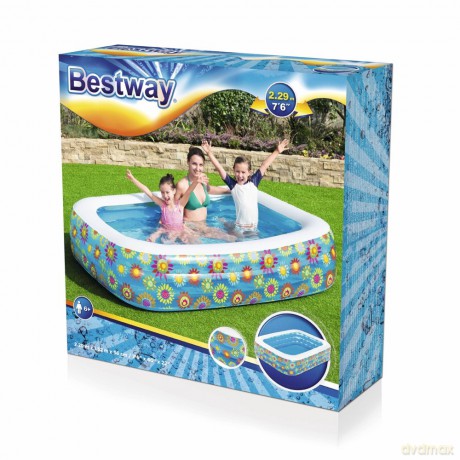 Basen dmuchany kwiatki 229x152x56 B54120 68101