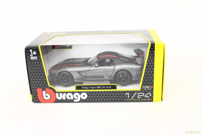 BBU 1:24 Dodge Viper SRT10ACR Grey_RedStripe 22114