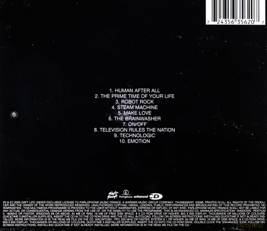Daft Punk: Human After All [CD]