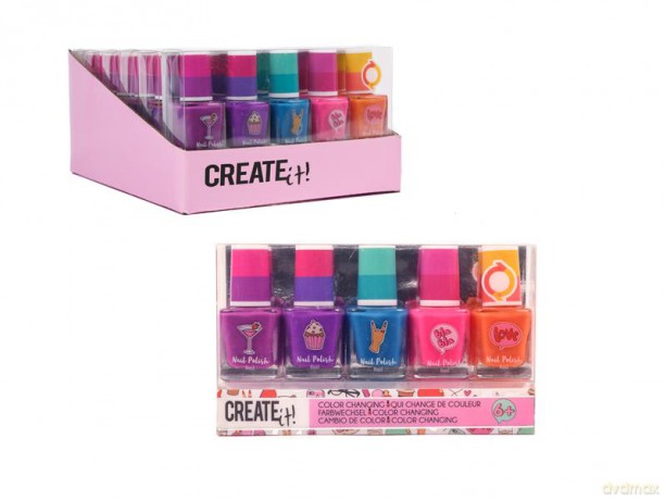 CREATE IT lakier do paznokci kolor 5-pak 84148