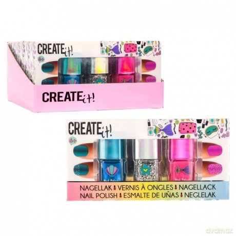 CREATE IT lakier do paznokci Mermaid 3pak 84134
