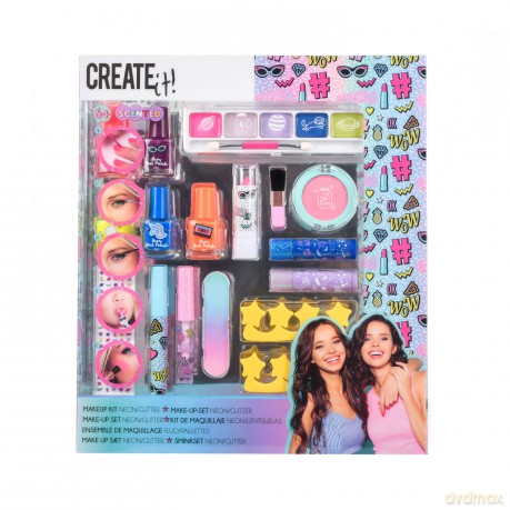 CREATE IT make-up zestaw neon/brokat 84170