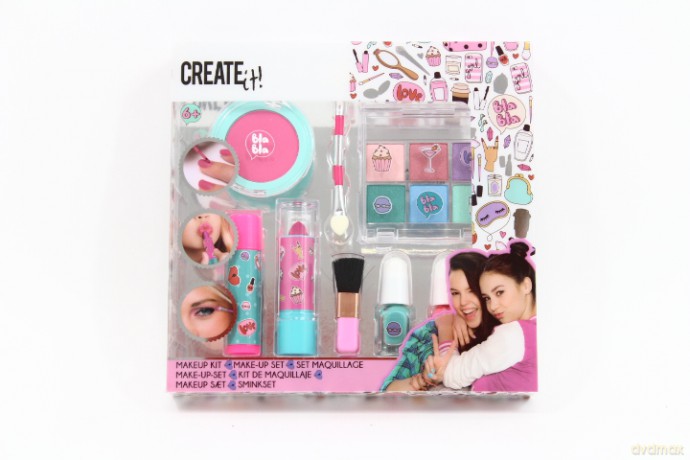 CREATE IT make-up zestaw róż/turkus 84502