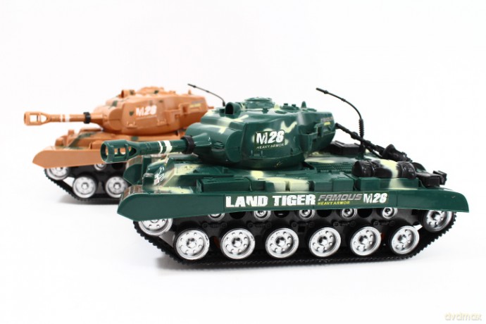 Czołg duży w folii 2 kolory M26 08779