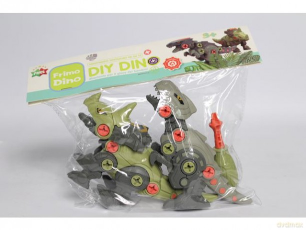 Dinozaur skręcany 2 szt 1199-D3 15423
