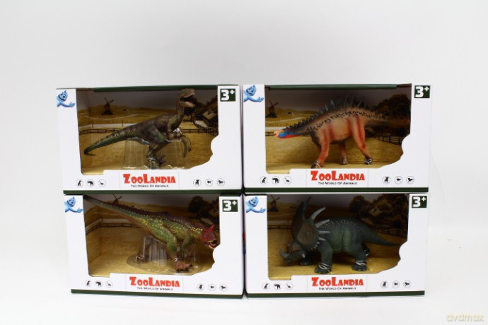 Dinozaury 14-20 cm 4wzory w OTB 50930 09306