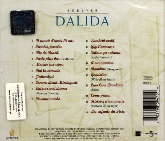 Dalida: Forever [CD]