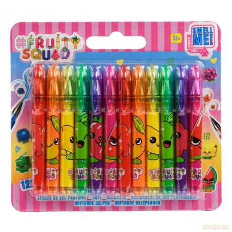 FRUITYSQUAD pachnące minidług.żelowe 12szt FS60385