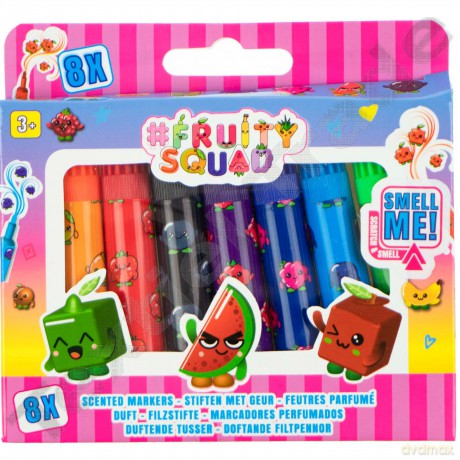 FRUITYSQUAD pachnące minipisaki 8szt FS60350 03504
