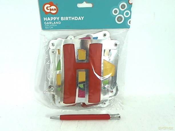 Girlanda pap HappyB-day kolor PF-GHBK 31222
