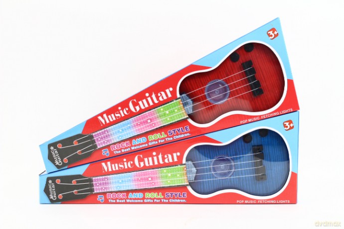 Gitara na baterie pudełko 2kol 908-1 09509