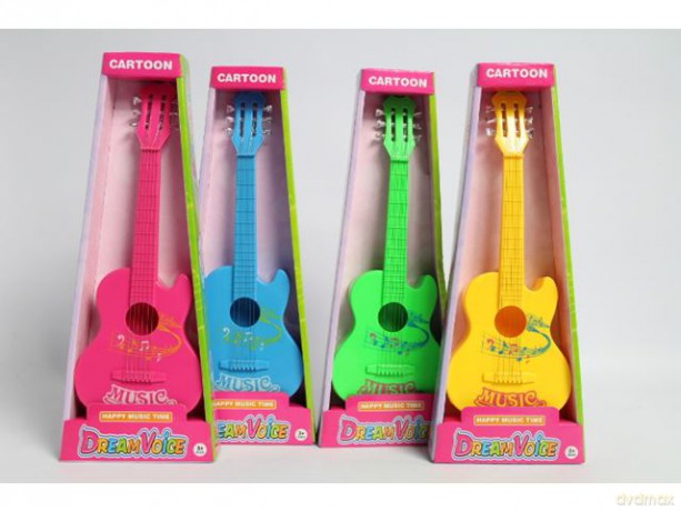 Gitara plastikowa 29 cm 4wzory 97487 74876