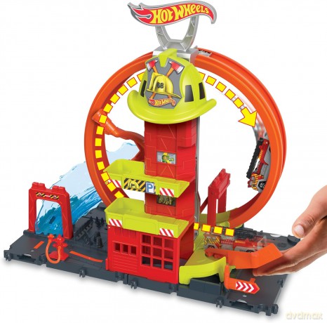 Hot wheels City Remiza strażacka zestaw HKX41