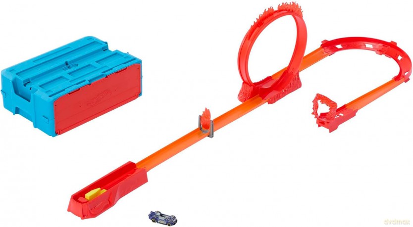 Hot wheels TB kaskaderska pętla ognia box HMC04