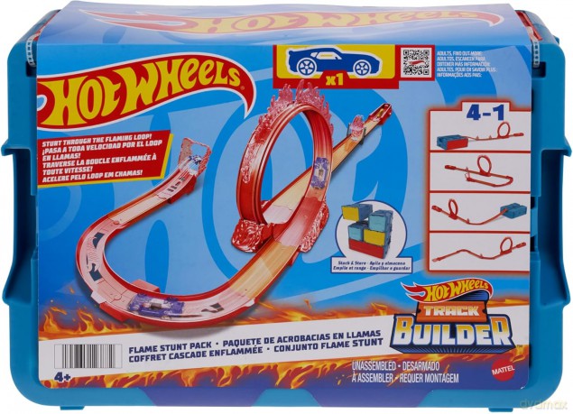 Hot wheels TB kaskaderska pętla ognia box HMC04